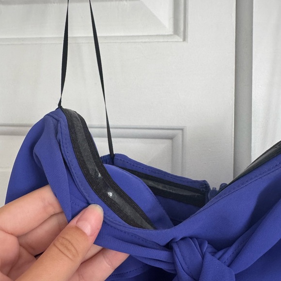 Amanda Uprichard strapless blue/purple mini dress - Picture 3 of 6